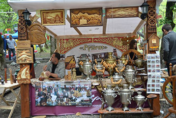 Экспозиция Артели на фестивале WOMAD