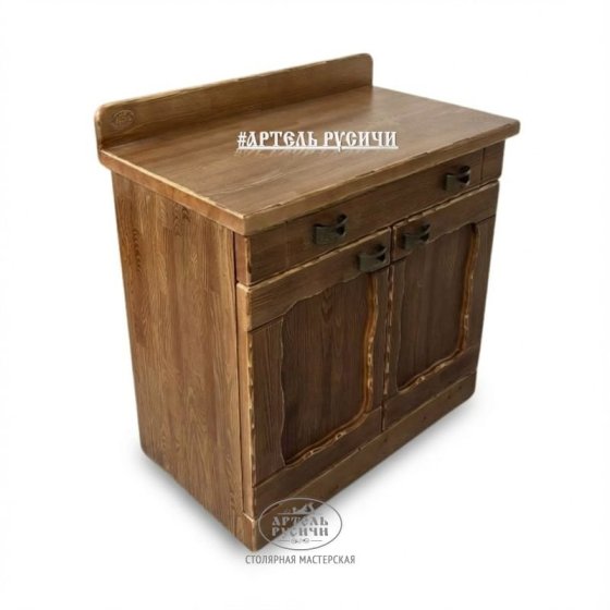 Деревянный комод «Ладожский» под старину из массива северной сосны