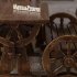 Мебель под старину для кафе на 4 персоны «Ямщик» | Стол, 2 стула и скамья