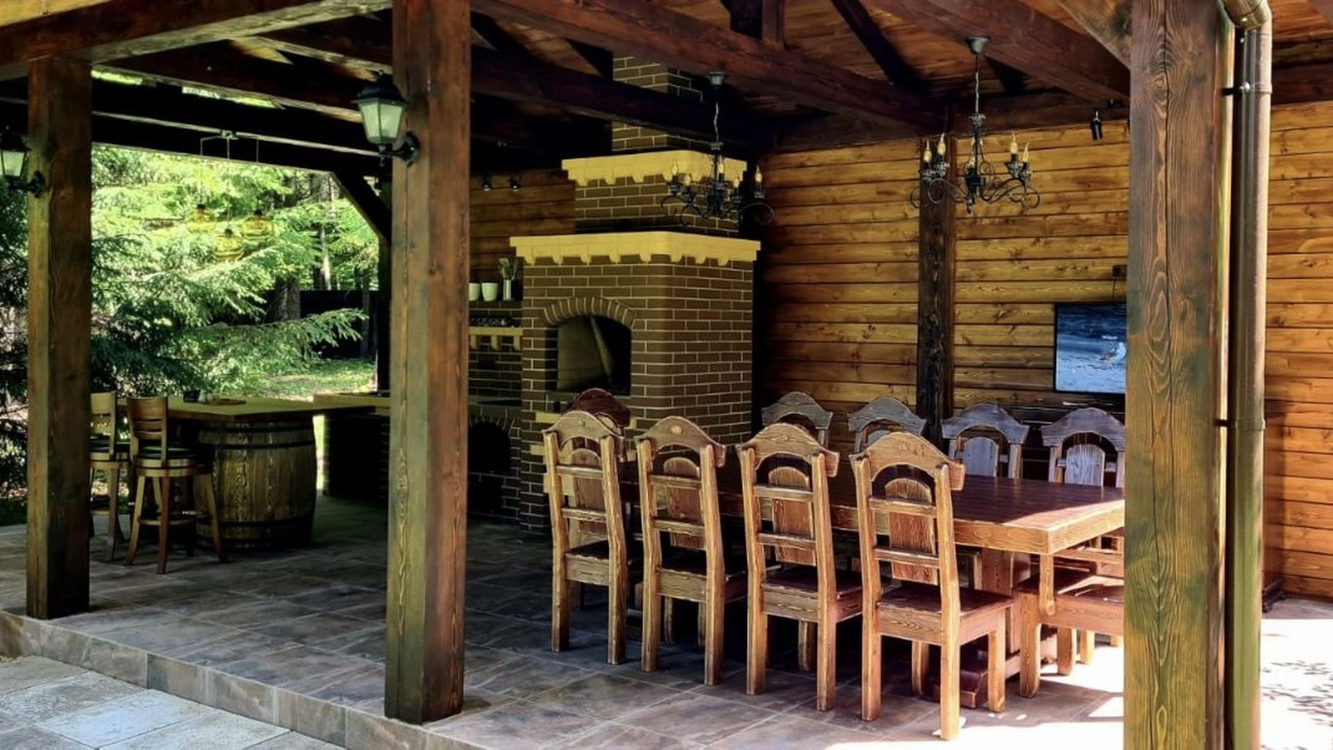 Терраса-беседка