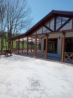 Кафе и терраса в Deer Farm