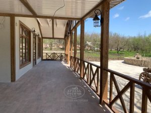 Терраса в кафе, оленья ферма Deer Farm