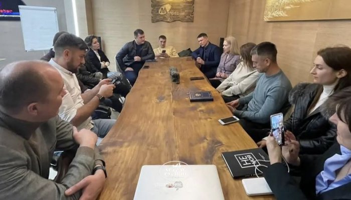 Иван Мордовин на встрече предпринимателей, «БизнесЮг», 2022 год