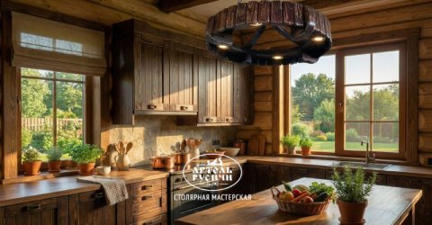 Люстра из массива дерева: свет, который задаёт тон дому