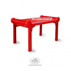 Деревянный садовый стол в английском стиле из массива | RED