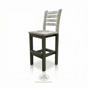  Барный стул из массива дерева «Бали-стайл»