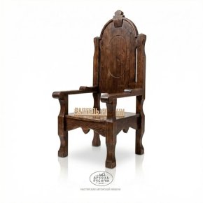 Деревянный трон под старину «Белгородский»