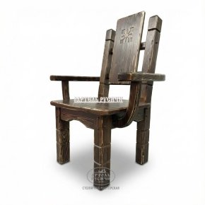 Кресло из массива дерева под старину «Суздальское»