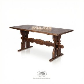 Стол для уличного кафе и для бани под старину «Псковский» русский лофт