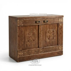 Комод из массива дерева «Суздальский» для бани 