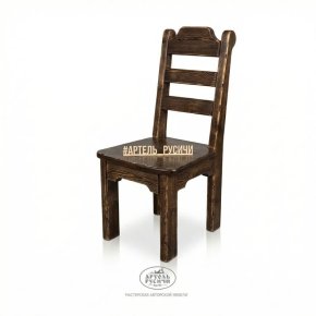 Деревянный стул под старину русский лофт «Ладожский»