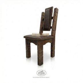 Стул из массива северной сосны с мягкой обивкой «Суздальский»