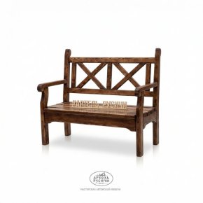 Деревянная скамейка «Курортная» в стиле прованс