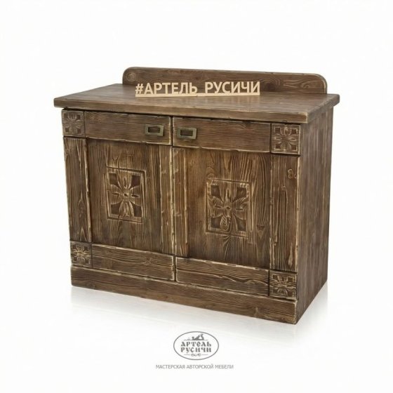 Деревянный комод «Суздальский» с дверцами