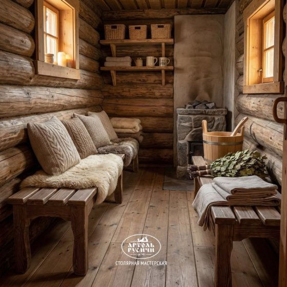 Садовая лавка из массива дерева «Псковская»