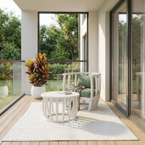 Кофейный столик из массива дерева «Бали-стайл»