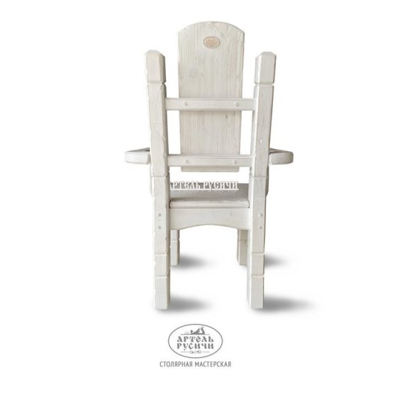 Кресло из массива дерева под старину «Суздальское»