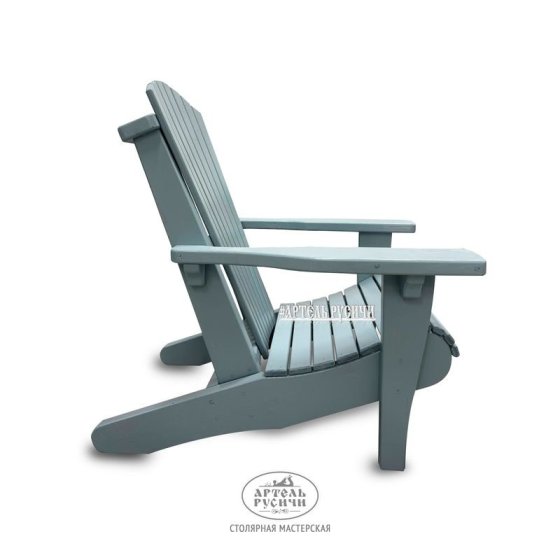 Адирондак  увеличенный – садовое кресло из массива дерева для улицы