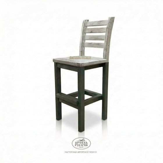  Барный стул из массива дерева «Бали-стайл»