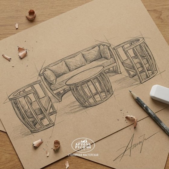 Диванная группа «Бали-стайл» для террасы, беседки и сада