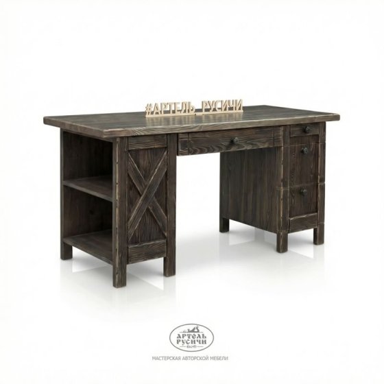 Письменный стол «Прованс» из массива северной сосны