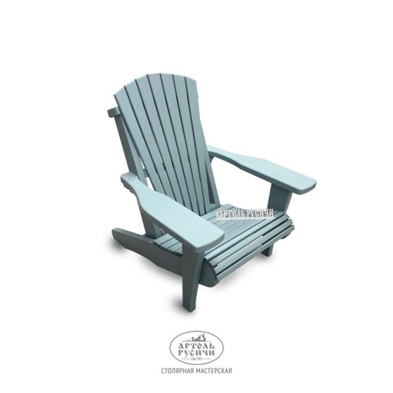 Адирондак  увеличенный – садовое кресло из массива дерева для улицы
