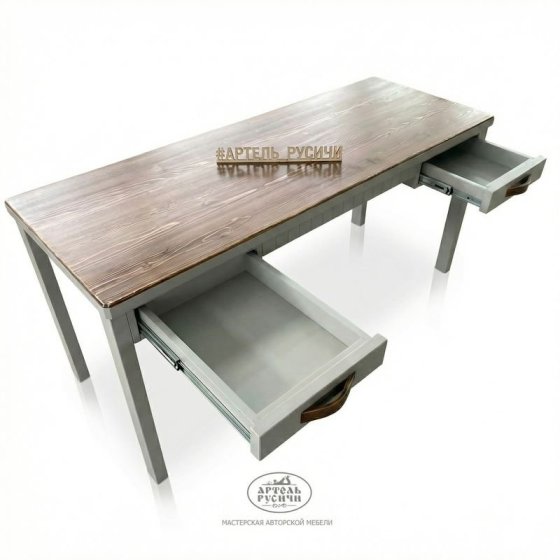 Письменный стол «Лофт» из массива северной сосны