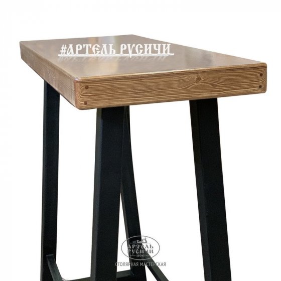 Высокий барный стол – барная стойка в стиле лофт