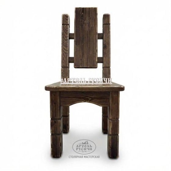 Стул деревянный с резьбой под старину «Суздальский»
