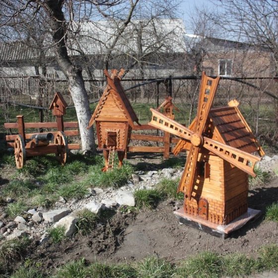 Садовая декоративная мельница «Боярская»