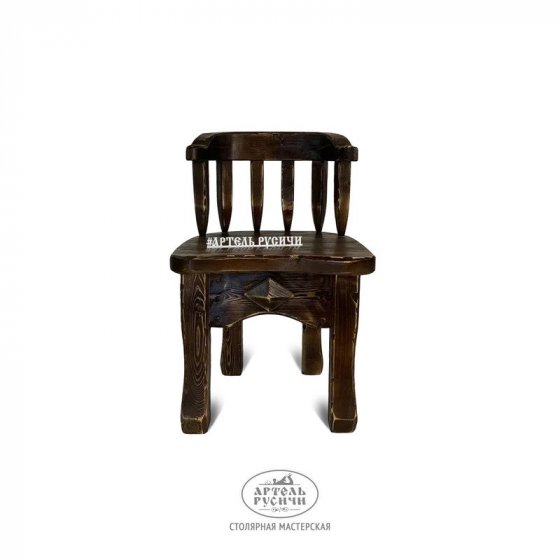 Деревянный стул под старину из коллекции «Драккар»