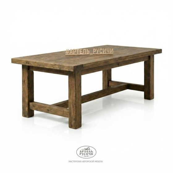Обеденный стол из массива северной сосны «Кантри»