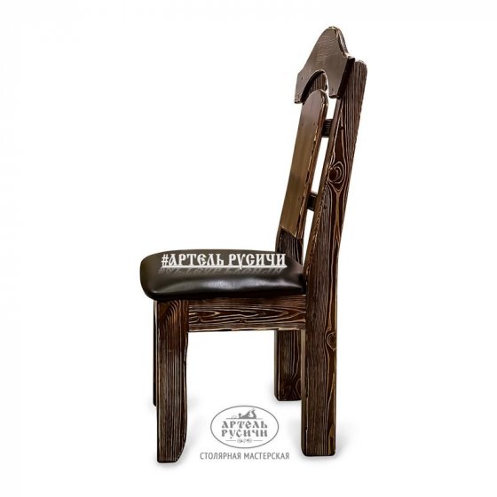 Деревянный мягкий стул под старину «Белгородский»