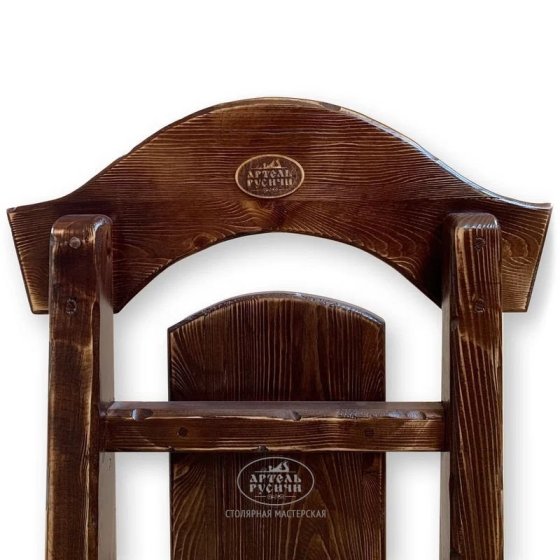 Стул из дерева под старину «Белгородский»