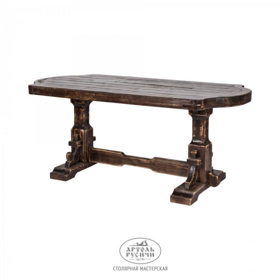Дизайнерский стол в стиле лофт под старину «Смоленский»