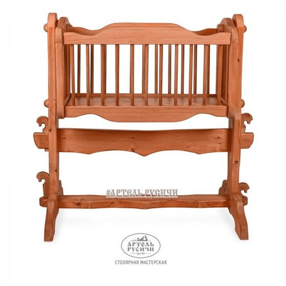 Люлька-кроватка LuxusBaby из массива дерева