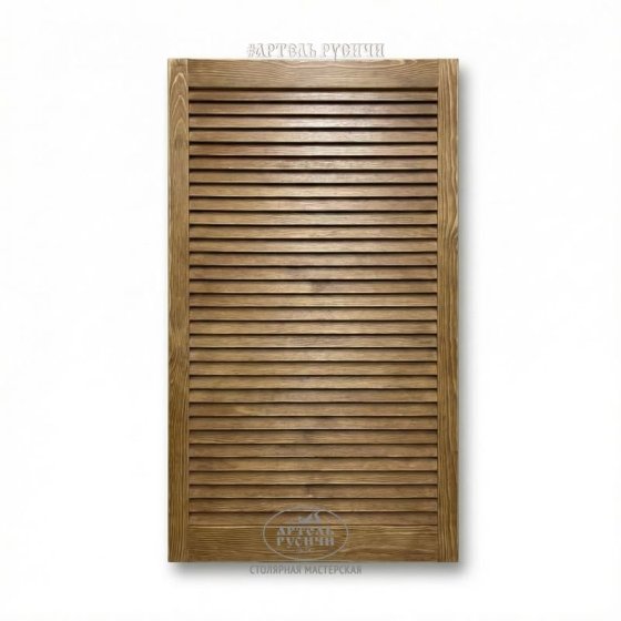 Фасад из массива сосны для кухни и шкафов в стиле кантри-рустик