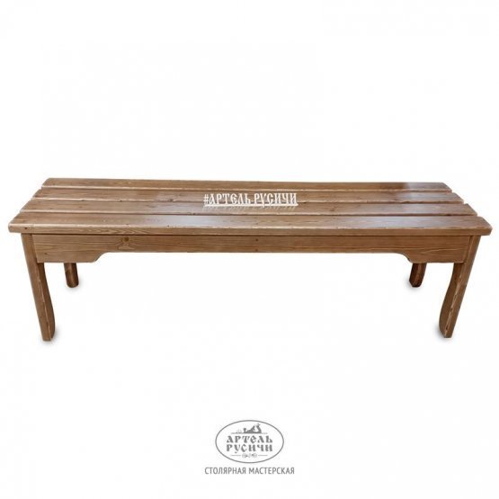Садовая лавка из массива дерева «Псковская»