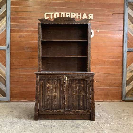 Буфет под старину из массива дерева Смоленский
