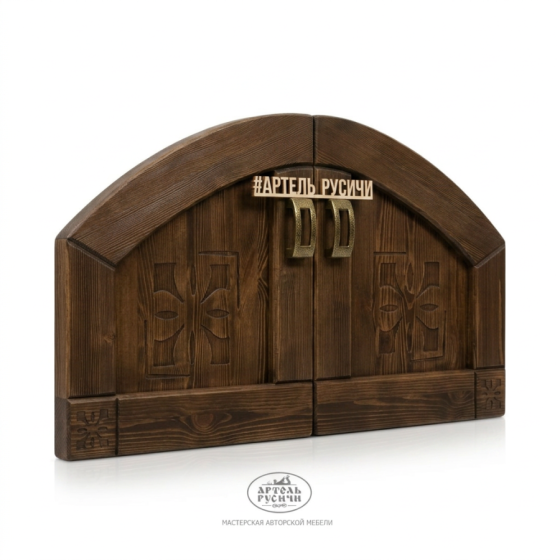 Арочные фасады из массива северной сосны «Суздальские»