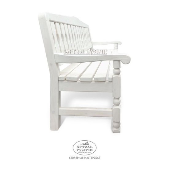 Скамья из массива натурального дерева «Прованс» 