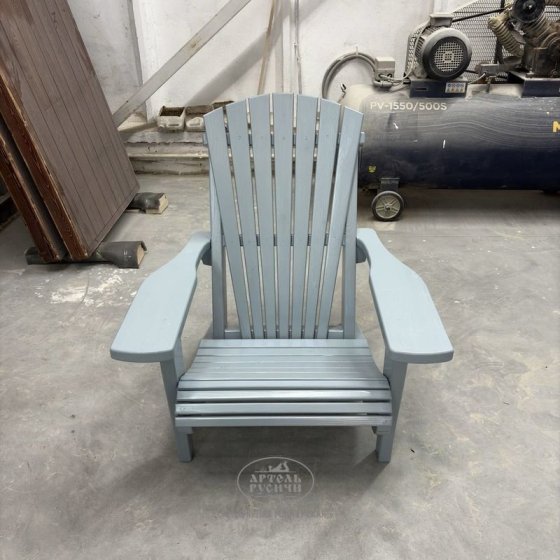 Адирондак  увеличенный – садовое кресло из массива дерева для улицы