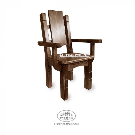 Деревянное кресло под старину «Суздальское - особое»