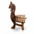 Трон-кресло «Драккар» — носовая часть корабля викингов — голова дракона
