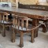 Деревянный стул под старину из коллекции «Драккар»