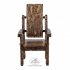 Деревянный трон-кресло с резьбой «Суздальский»