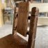 Высокий барный стул «Суздальский» из массива сосны
