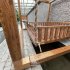 Кровать-качели из массива дерева «Бали-стайл»