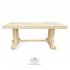 Деревянный стол винтажный белый «Ладожский»
