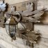 Светильник бра из дерева под старину 